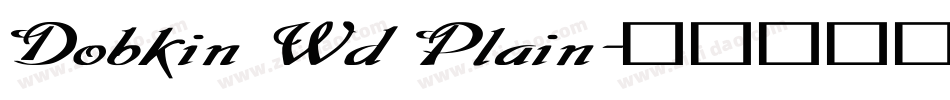 Dobkin Wd Plain字体转换